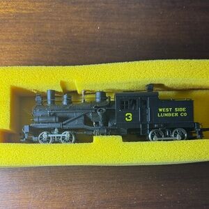 AHM West Side Lumber Co. HO Scale Heisler Steam Locomotive (New)